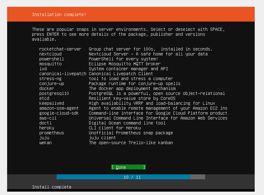 ubuntu setup in VM